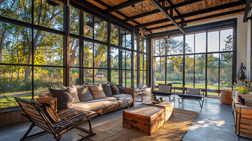 落地窗阳光客厅