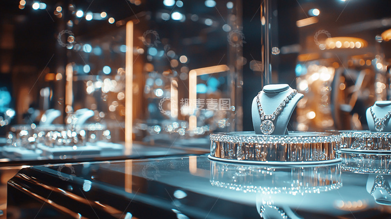 高清大图下载【趣麦麦图】高端珠宝展示柜