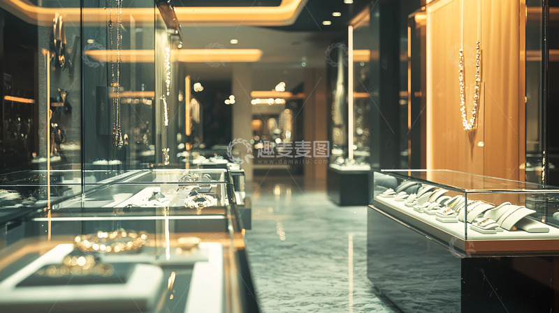 高清大图下载【趣麦麦图】高端珠宝店内部装潢