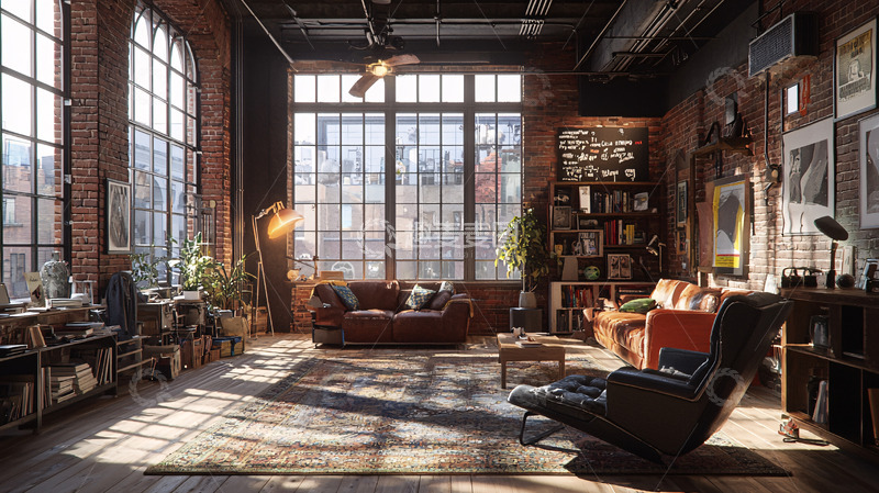 高清大图下载【趣麦麦图】loft公寓