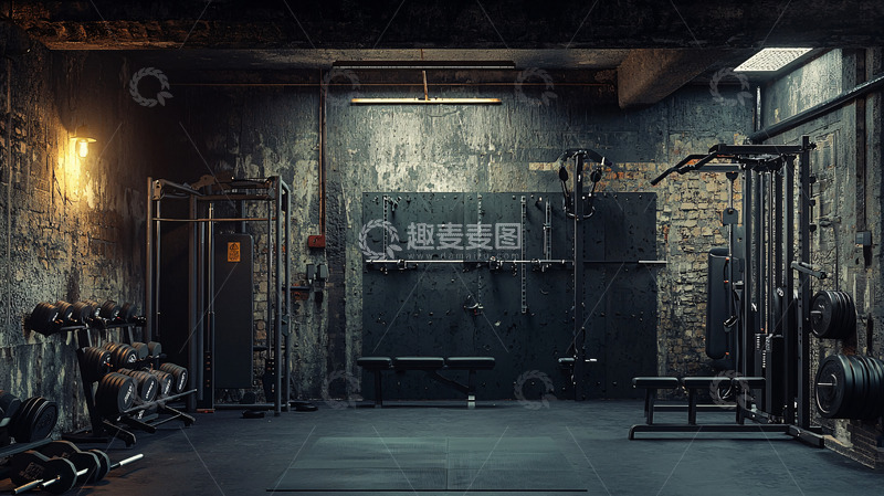 地下室复古健身房