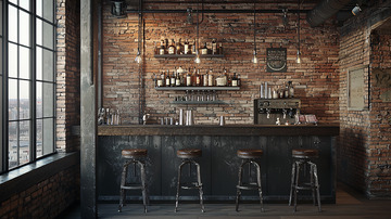 工业风酒吧高清图片