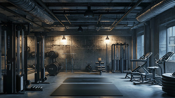 工业风健身房