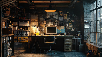复古工业风工作室