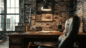 复古工业风办公室