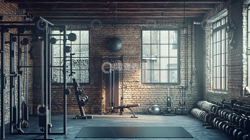 工业风健身房