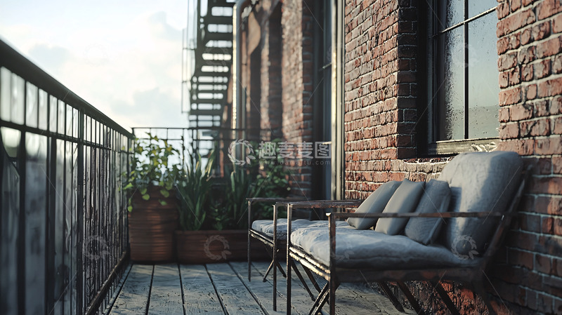 高清大图下载【趣麦麦图】阳台休闲区高清图片