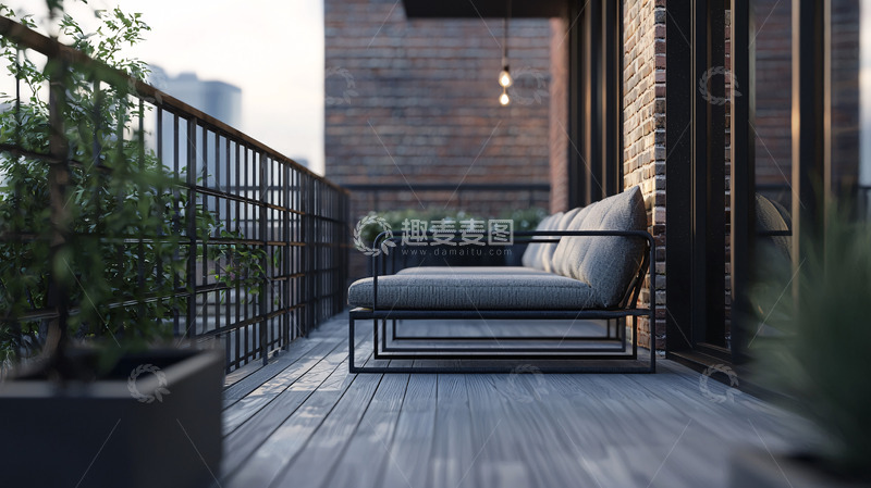 高清大图下载【趣麦麦图】阳台景观高清图片