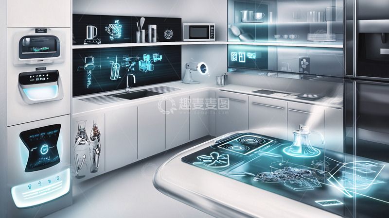 高清大图下载【趣麦麦图】未来智能厨房