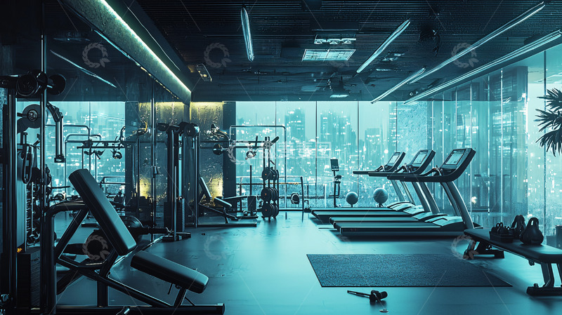高清大图下载【趣麦麦图】高端健身房高清图片