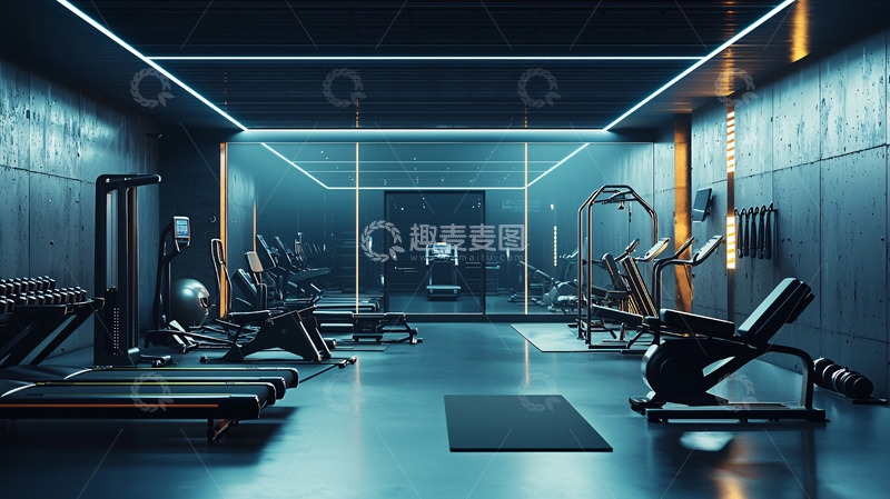 未来感健身房