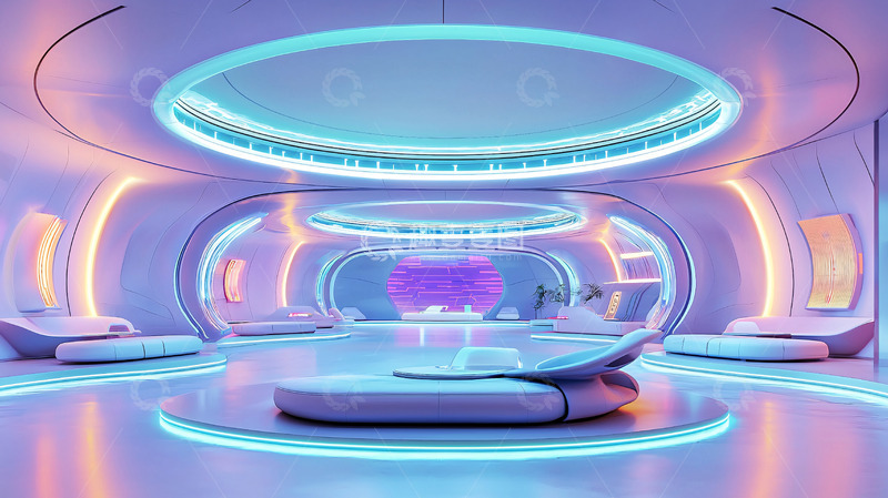 高清大图下载【趣麦麦图】未来科技感空间4