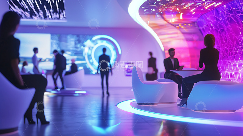 高清大图下载【趣麦麦图】未来科技感空间5