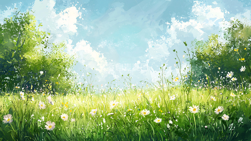 高清大图下载【趣麦麦图】清新田园风光
