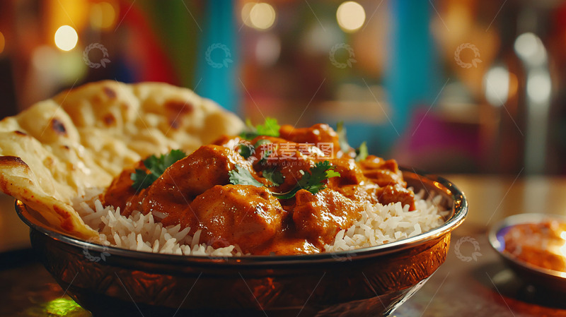 高清大图下载【趣麦麦图】咖喱鸡肉饭