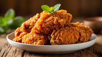美味美食炸鸡摄影图