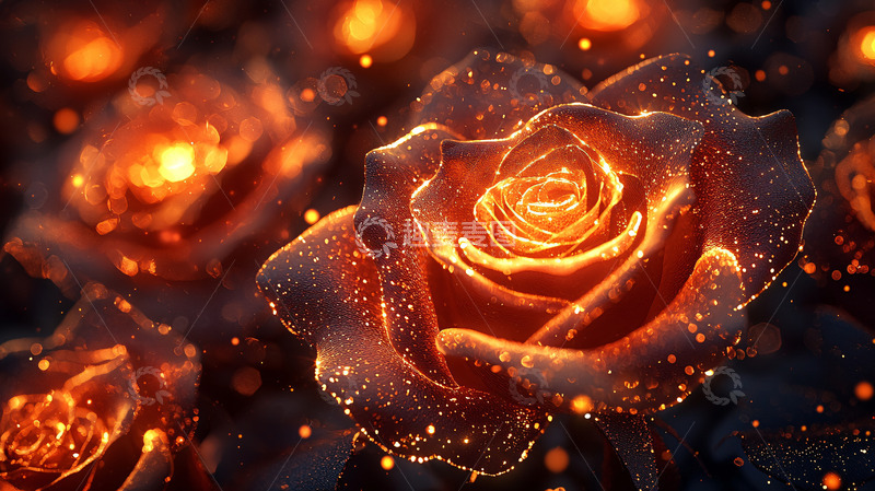 高清大图下载【趣麦麦图】燃烧的玫瑰