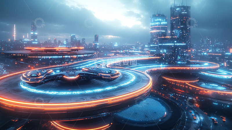 高清大图下载【趣麦麦图】未来科技城市6