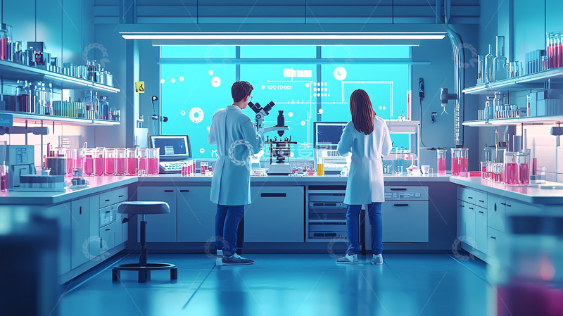 高清大图下载【趣麦麦图】实验室场景