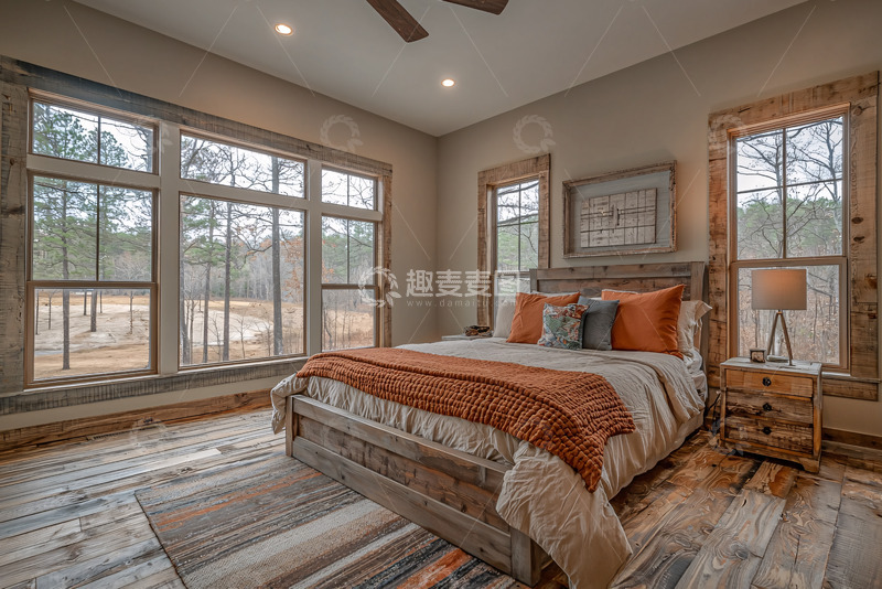 高清大图下载【趣麦麦图】乡村卧室