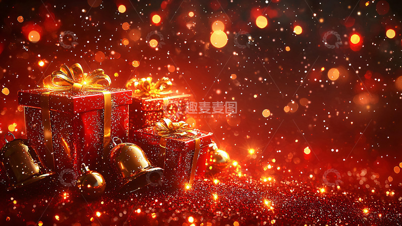 高清大图下载【趣麦麦图】圣诞节礼物