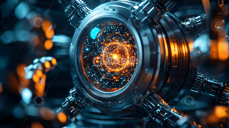 高清大图下载【趣麦麦图】未来科技球体机械构造