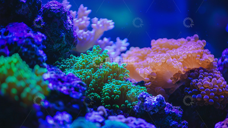 高清大图下载【趣麦麦图】五彩斑斓的珊瑚礁
