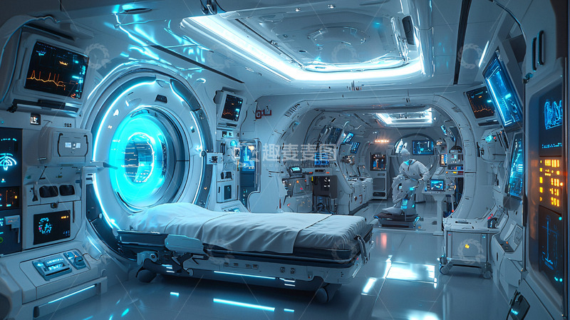 高清大图下载【趣麦麦图】未来科技医疗室