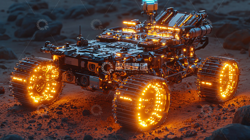 高清大图下载【趣麦麦图】火星探测车