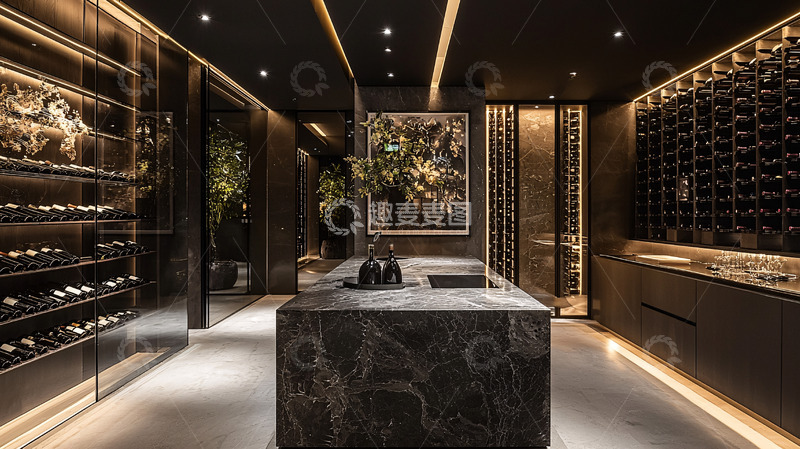 高清大图下载【趣麦麦图】高端酒窖设计