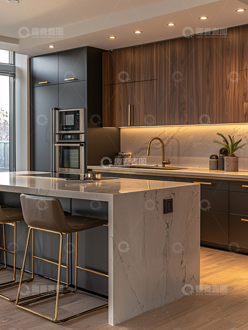高清大图下载【趣麦麦图】现代简约风格厨房8