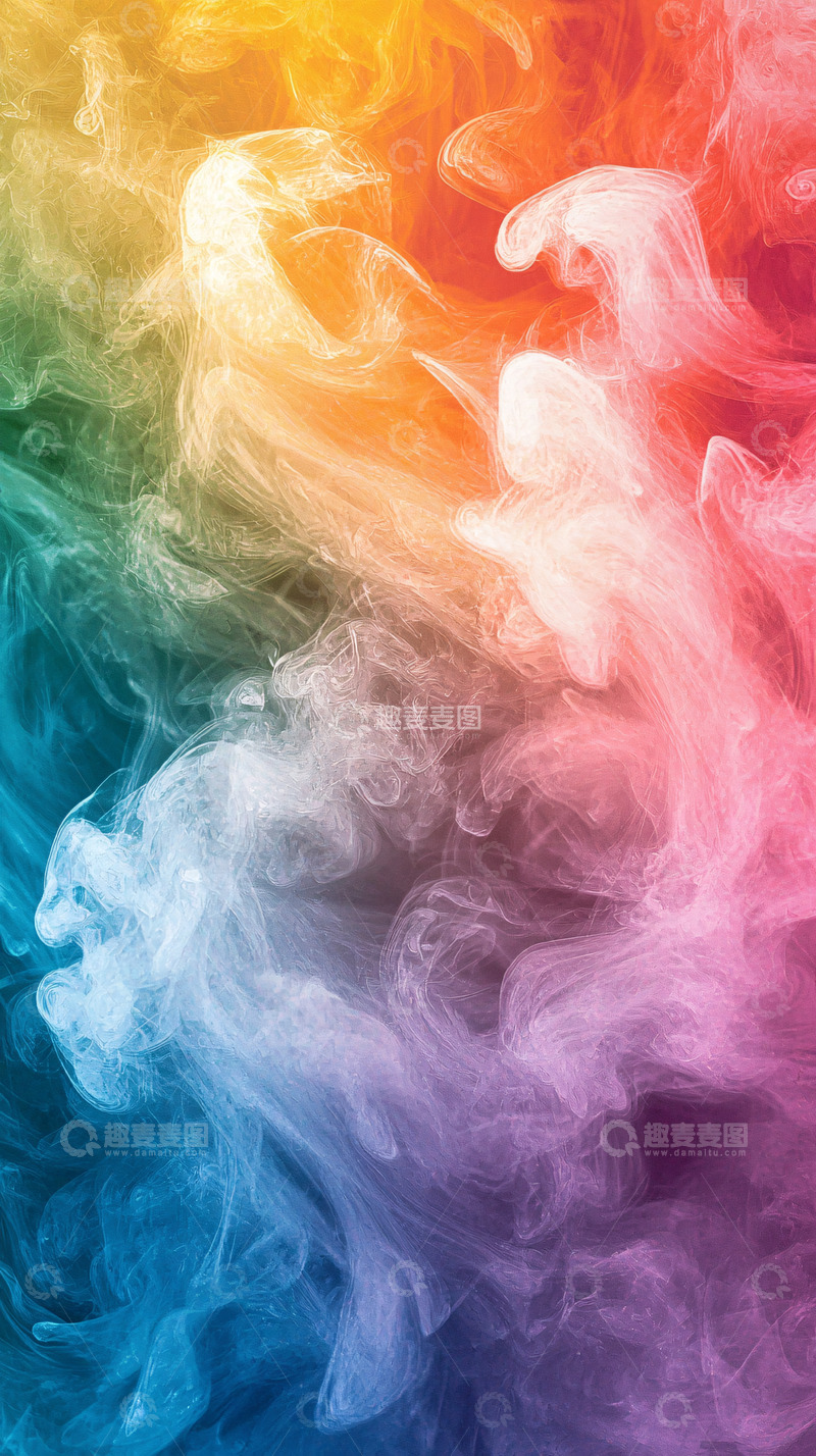 高清大图下载【趣麦麦图】彩色烟雾