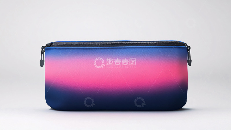 高清大图下载【趣麦麦图】渐变色腰包