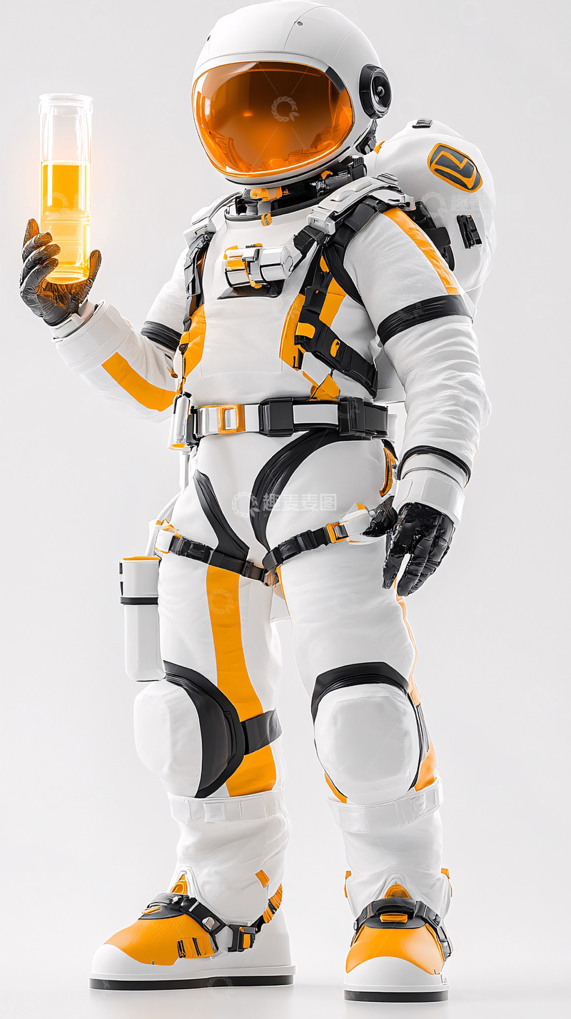 高清大图下载【趣麦麦图】宇航员持试管液体样本