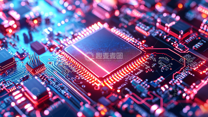 高清大图下载【趣麦麦图】电路板特写