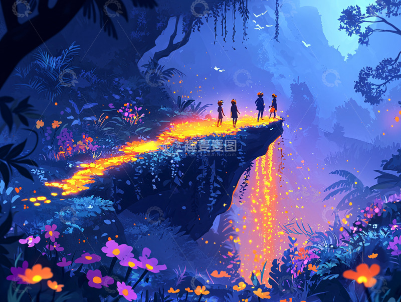 高清大图下载【趣麦麦图】梦幻森林