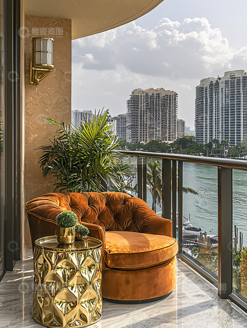 高清大图下载【趣麦麦图】阳台休闲椅