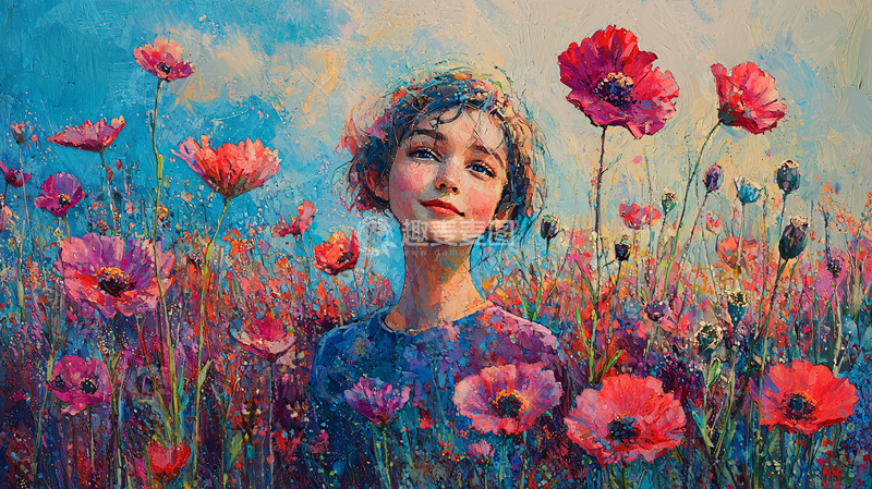 高清大图下载【趣麦麦图】女孩