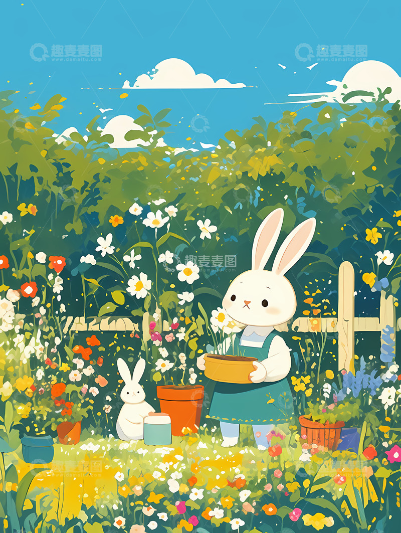 高清大图下载【趣麦麦图】儿童插画素材