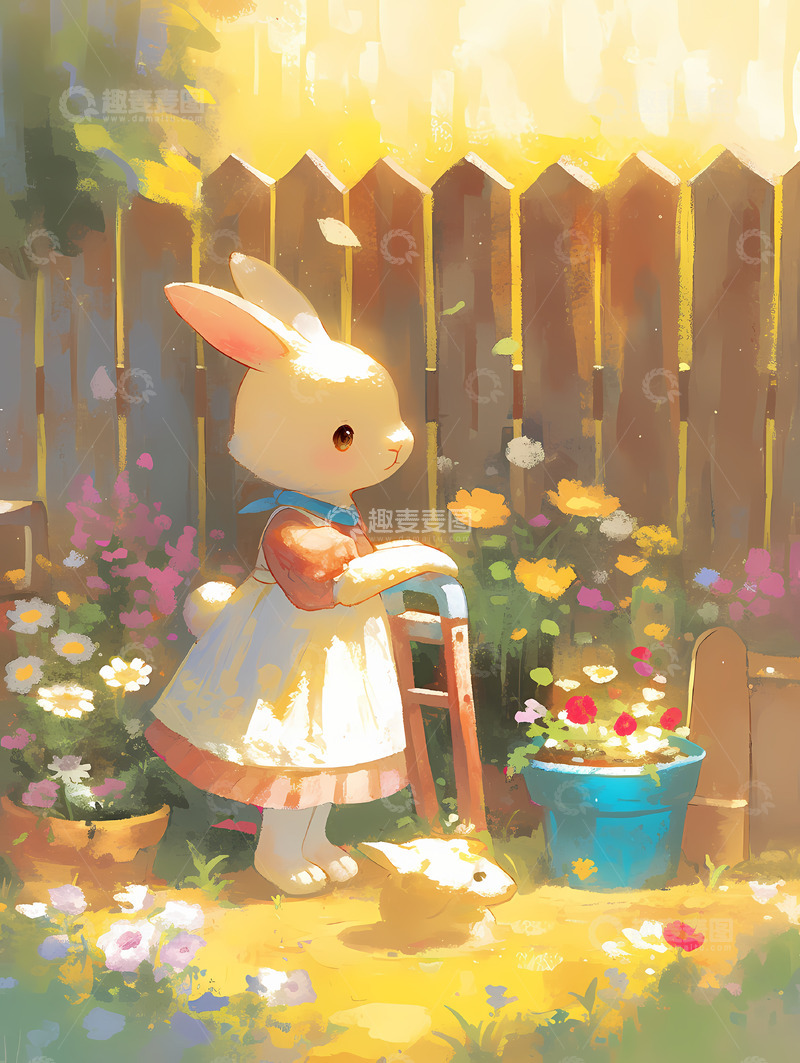 高清大图下载【趣麦麦图】儿童插画素材1