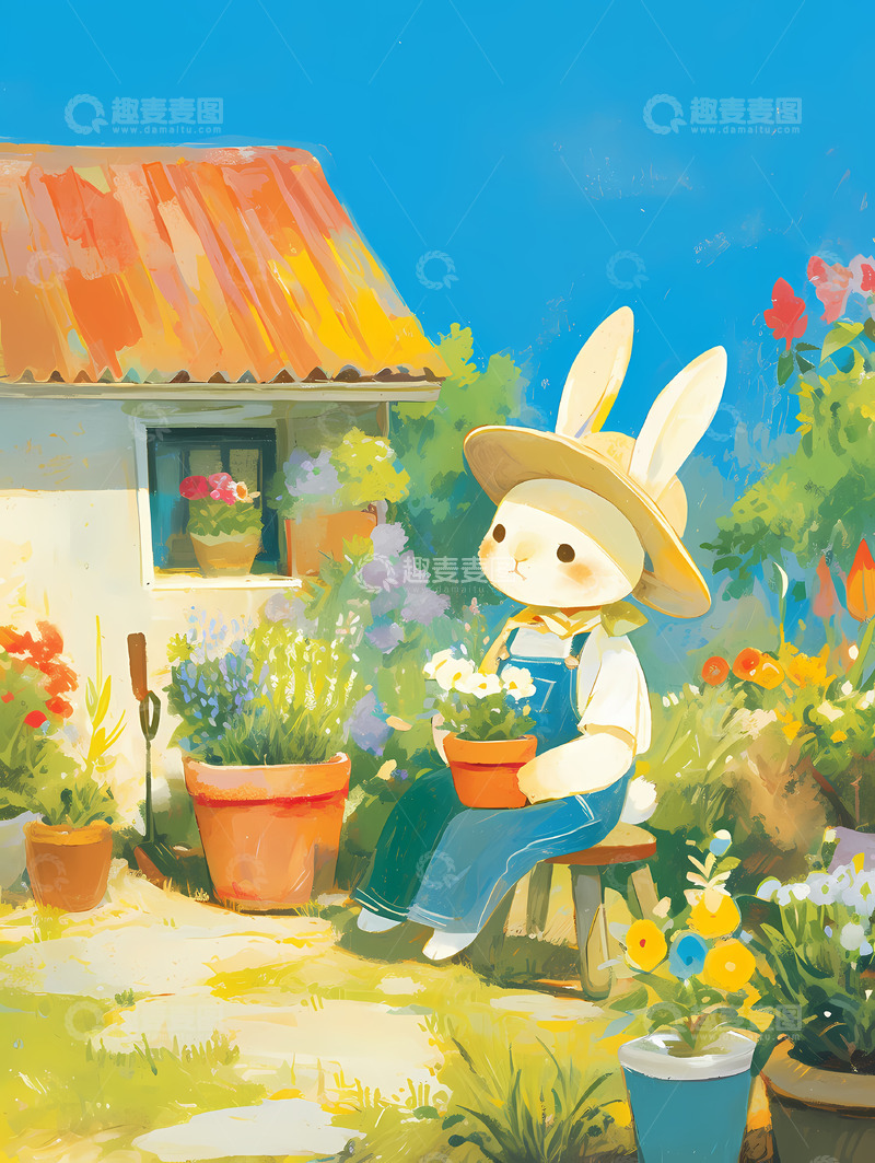 高清大图下载【趣麦麦图】儿童插画素材16