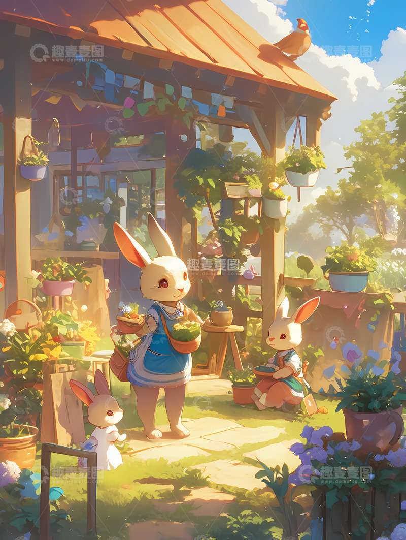 高清大图下载【趣麦麦图】儿童插画素材6