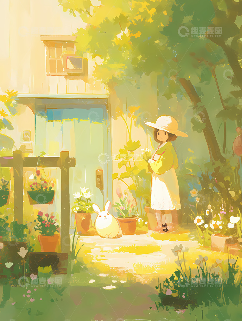 高清大图下载【趣麦麦图】儿童插画素材21