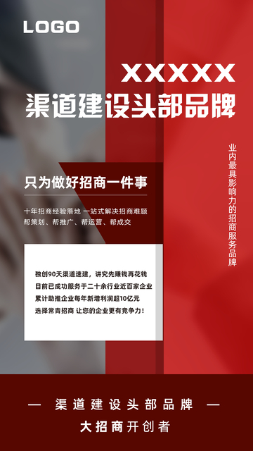 创意招商海报