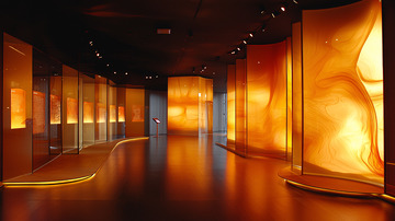 未来感展览空间