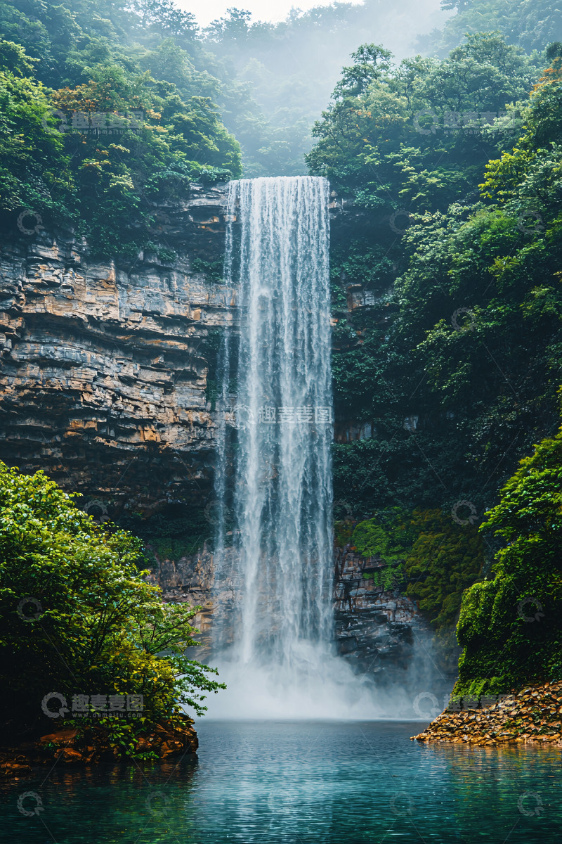 高清大图下载【趣麦麦图】瀑布10