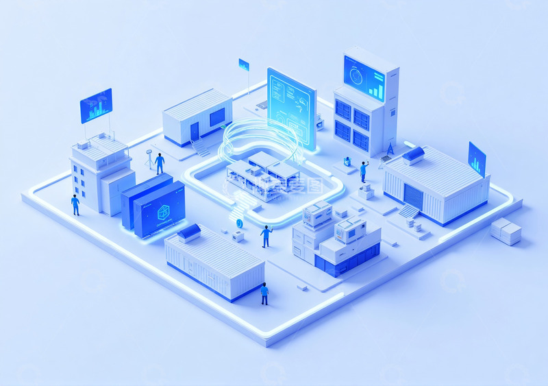 高清大图下载【趣麦麦图】立体创意科技icon36