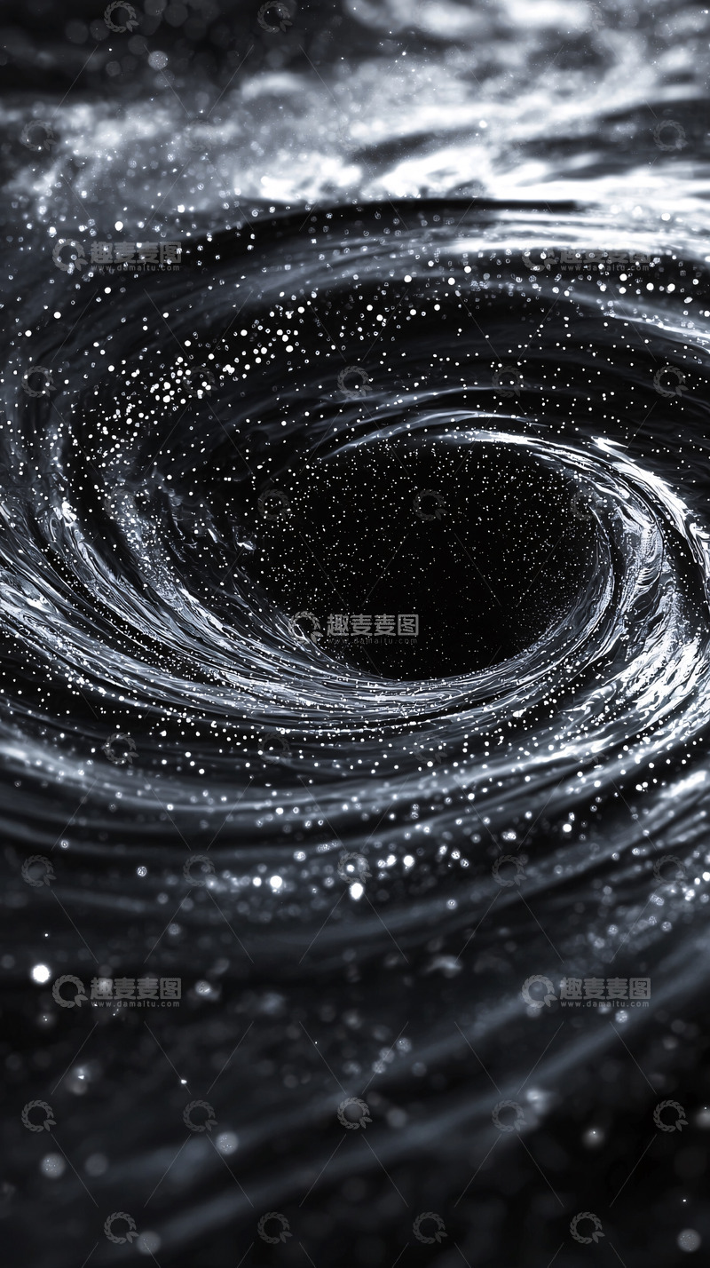高清大图下载【趣麦麦图】黑洞漩涡星云空间抽象艺术