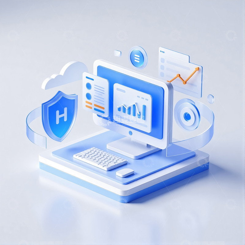 高清大图下载【趣麦麦图】立体创意科技icon30