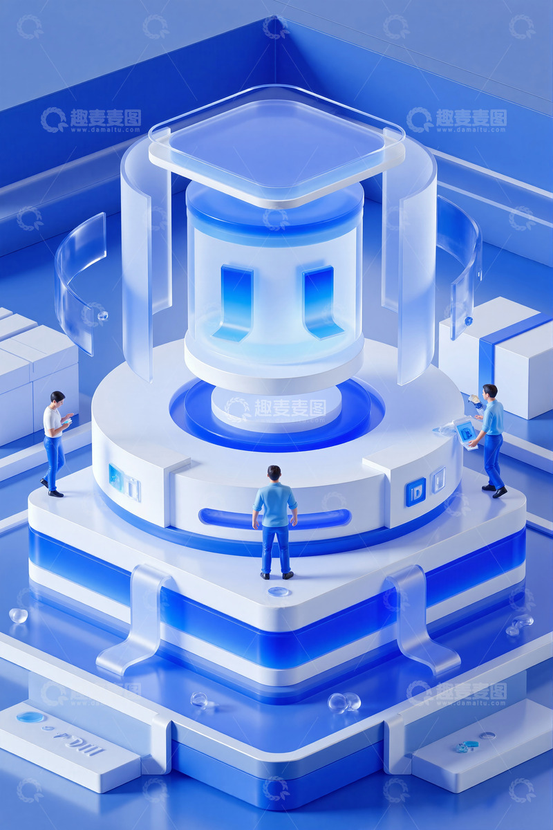 高清大图下载【趣麦麦图】立体创意科技icon93